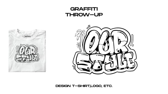 Detail Graffiti Text On Tshirt Nomer 23