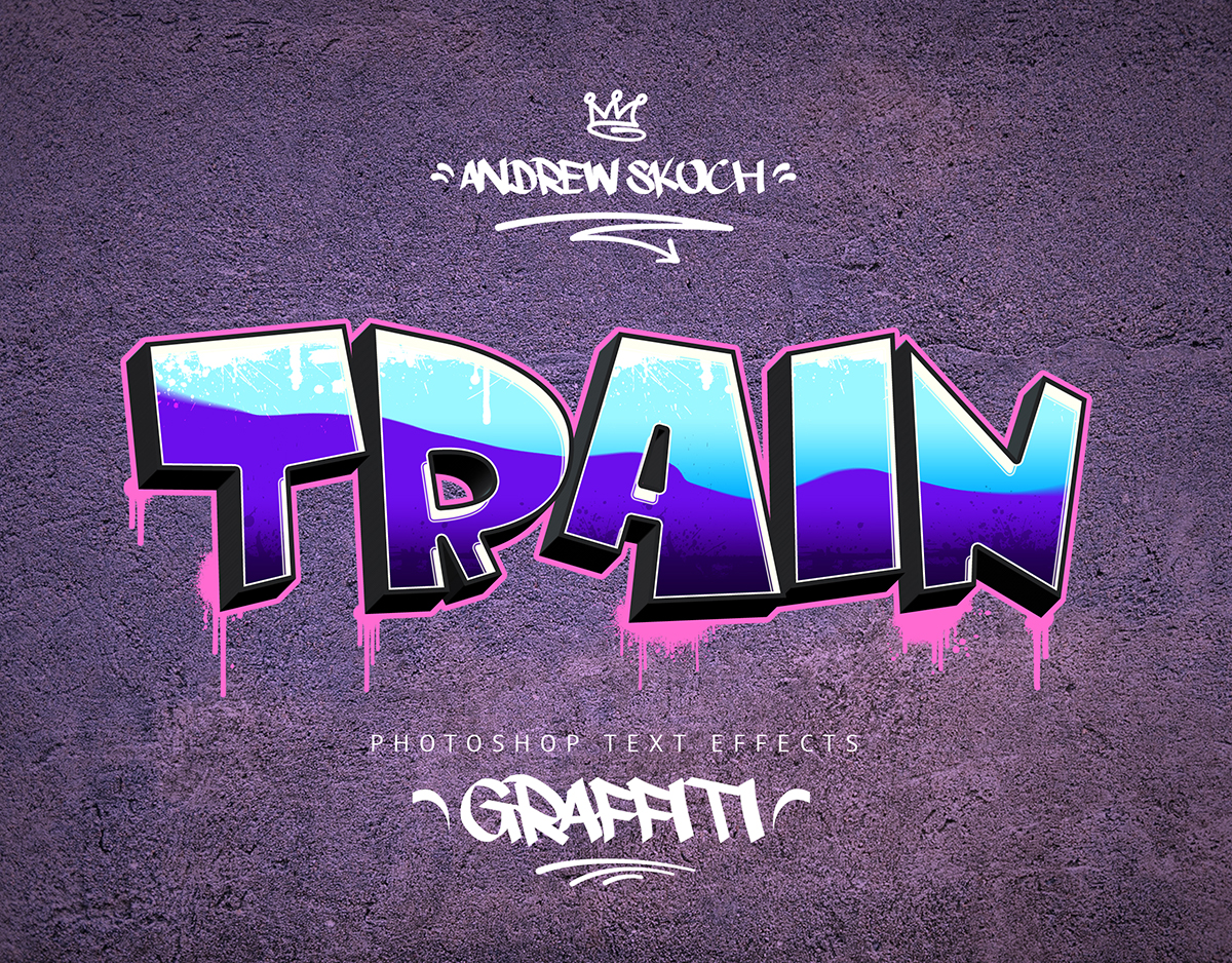 Detail Graffiti Text Photoshop Download Nomer 16