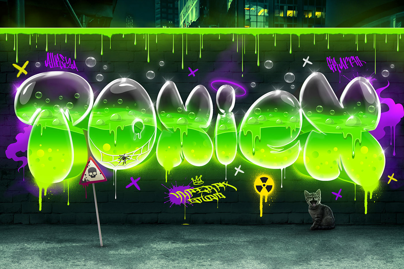 Detail Graffiti Text Photoshop Download Nomer 18