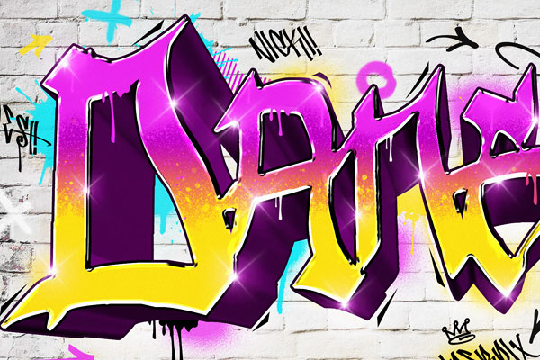 Detail Graffiti Text Photoshop Download Nomer 20