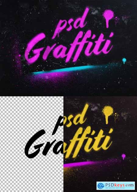 Detail Graffiti Text Style Photoshop Nomer 42