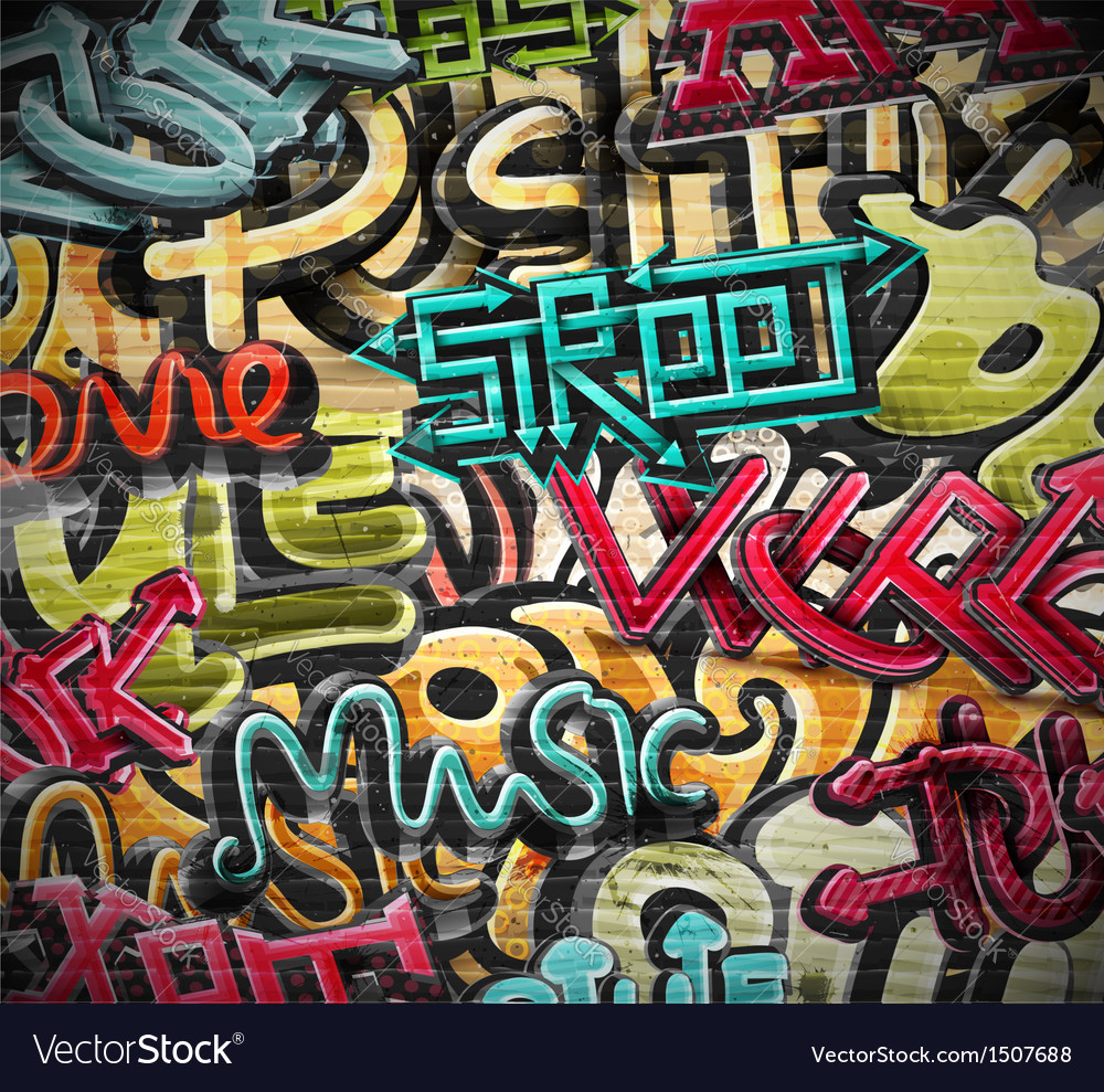Detail Graffiti Texture Nomer 10