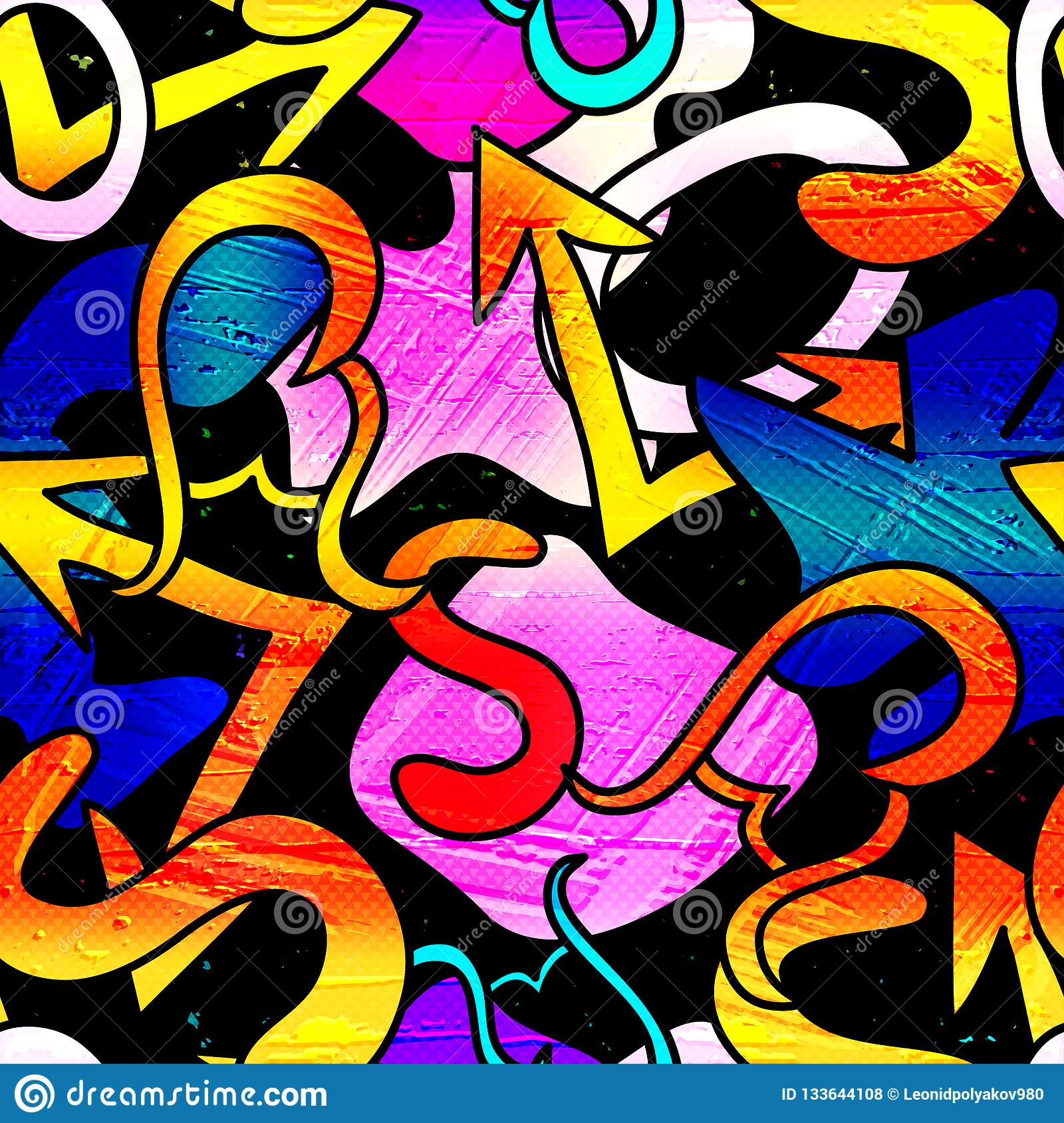 Detail Graffiti Texture Nomer 13