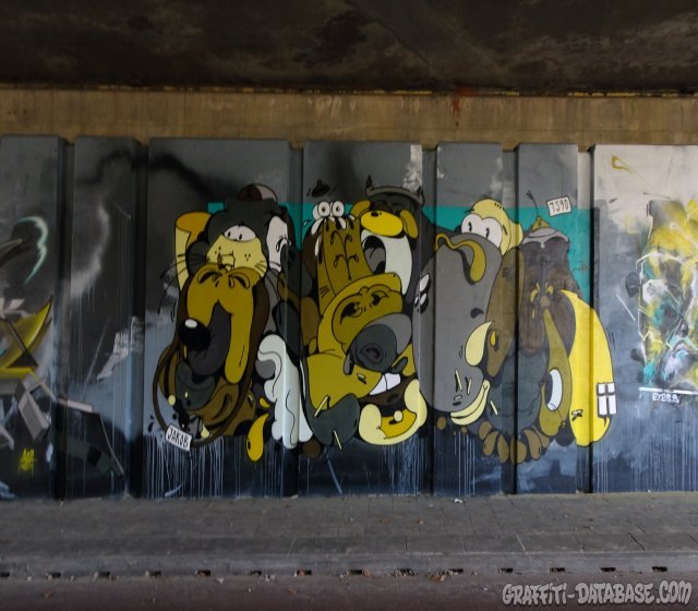 Detail Graffiti The Jak Nomer 45