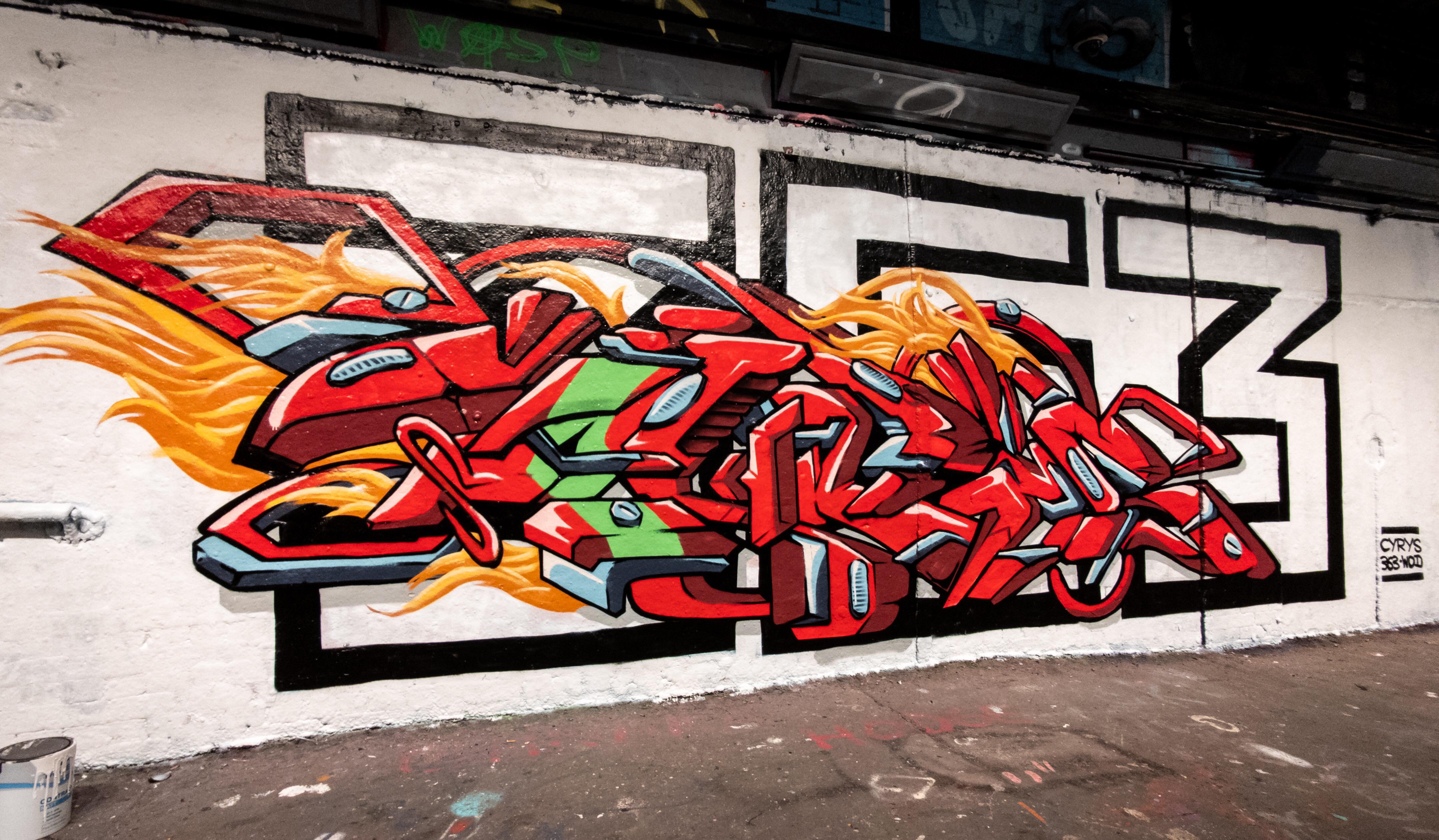 Detail Graffiti Themed Nomer 24