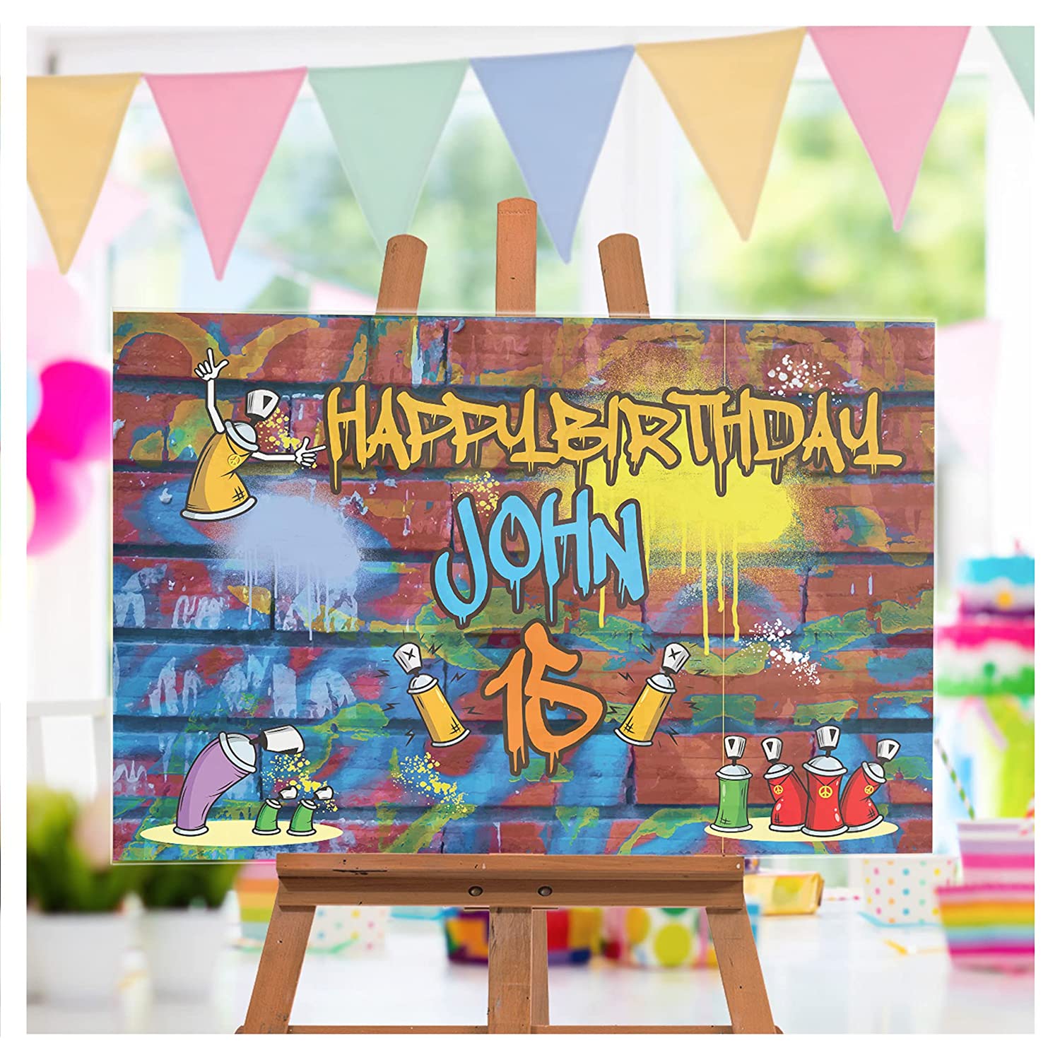 Detail Graffiti Themed Party Decorations Nomer 5