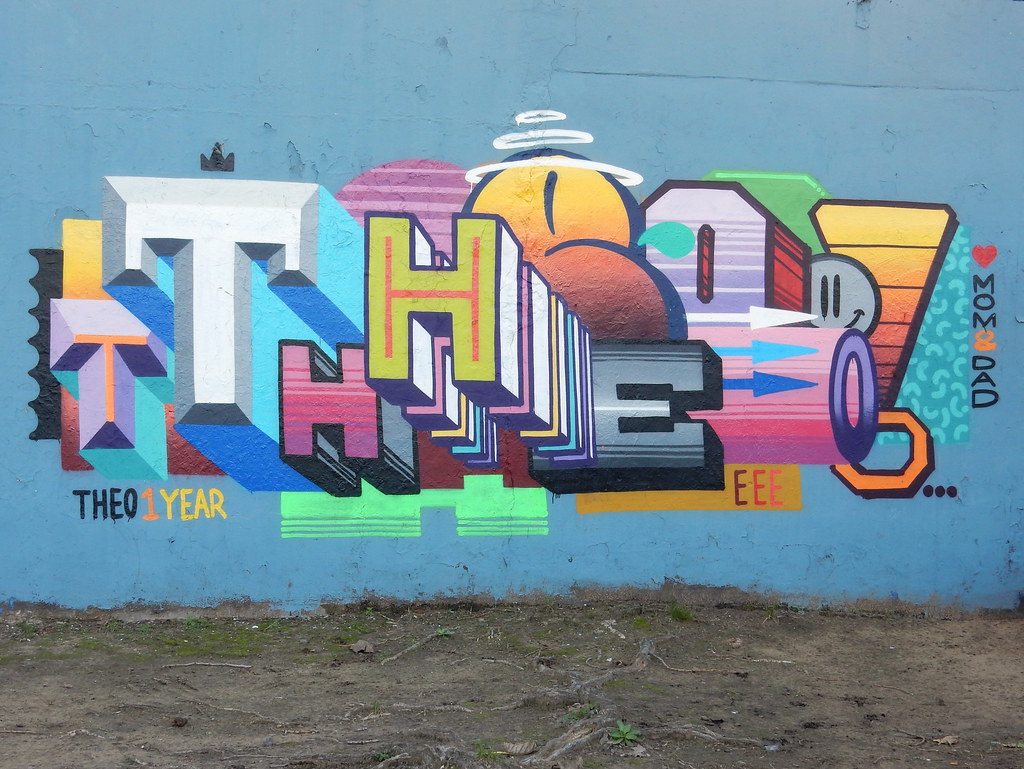 Detail Graffiti Theo Nomer 24