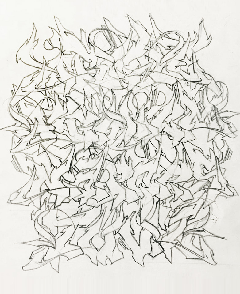Detail Graffiti Throw Up Abc Nomer 31