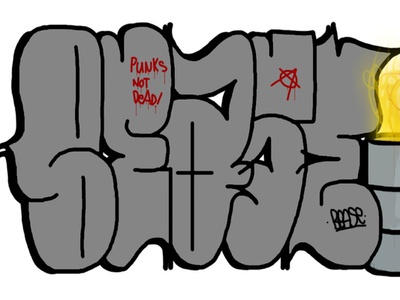 Detail Graffiti Throw Up Abc Nomer 33