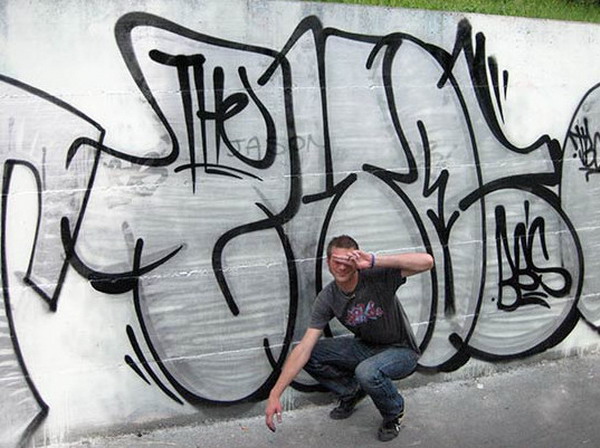 Detail Graffiti Throw Up Abc Nomer 45