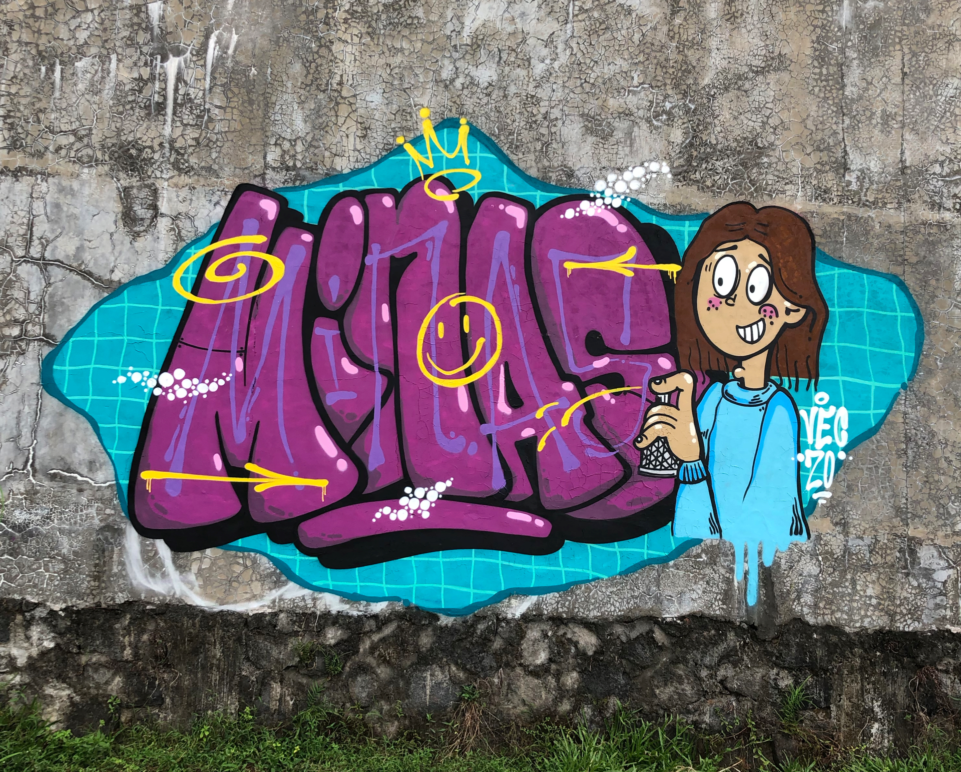 Graffiti Throw Up Yogya Karta - KibrisPDR