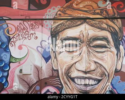 Detail Graffiti Tokoh Nomer 9