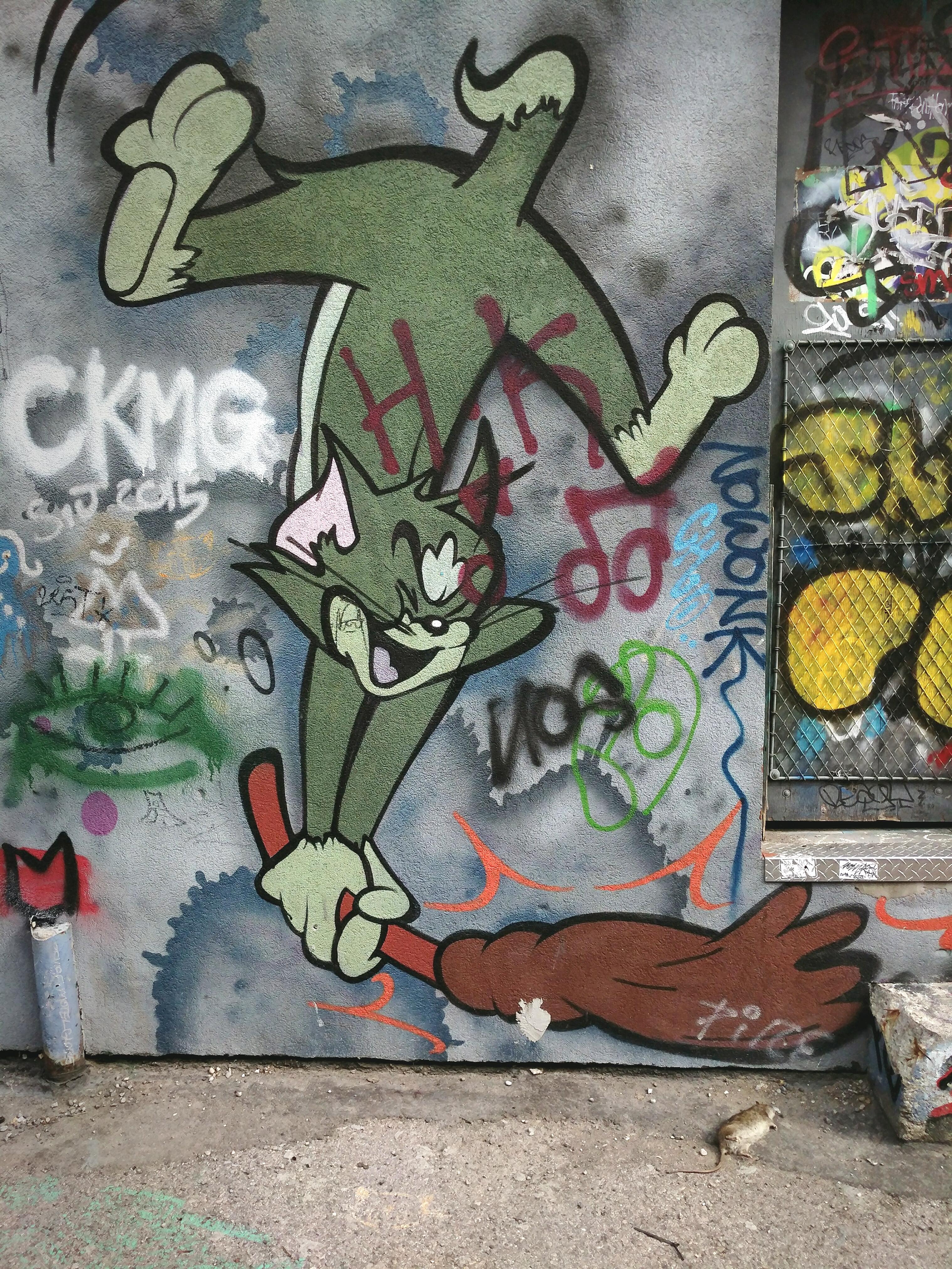 Detail Graffiti Tom And Jerry Nomer 23