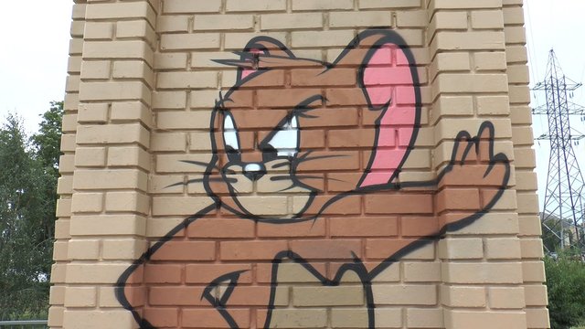 Detail Graffiti Tom And Jerry Nomer 39