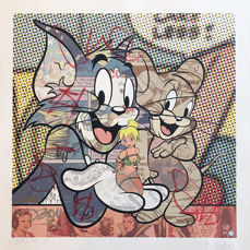 Detail Graffiti Tom And Jerry Nomer 48