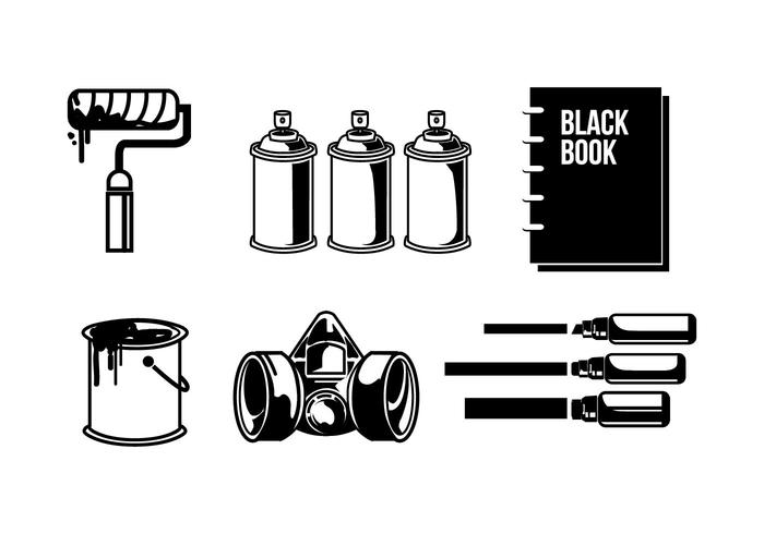Graffiti Tools Vector - KibrisPDR