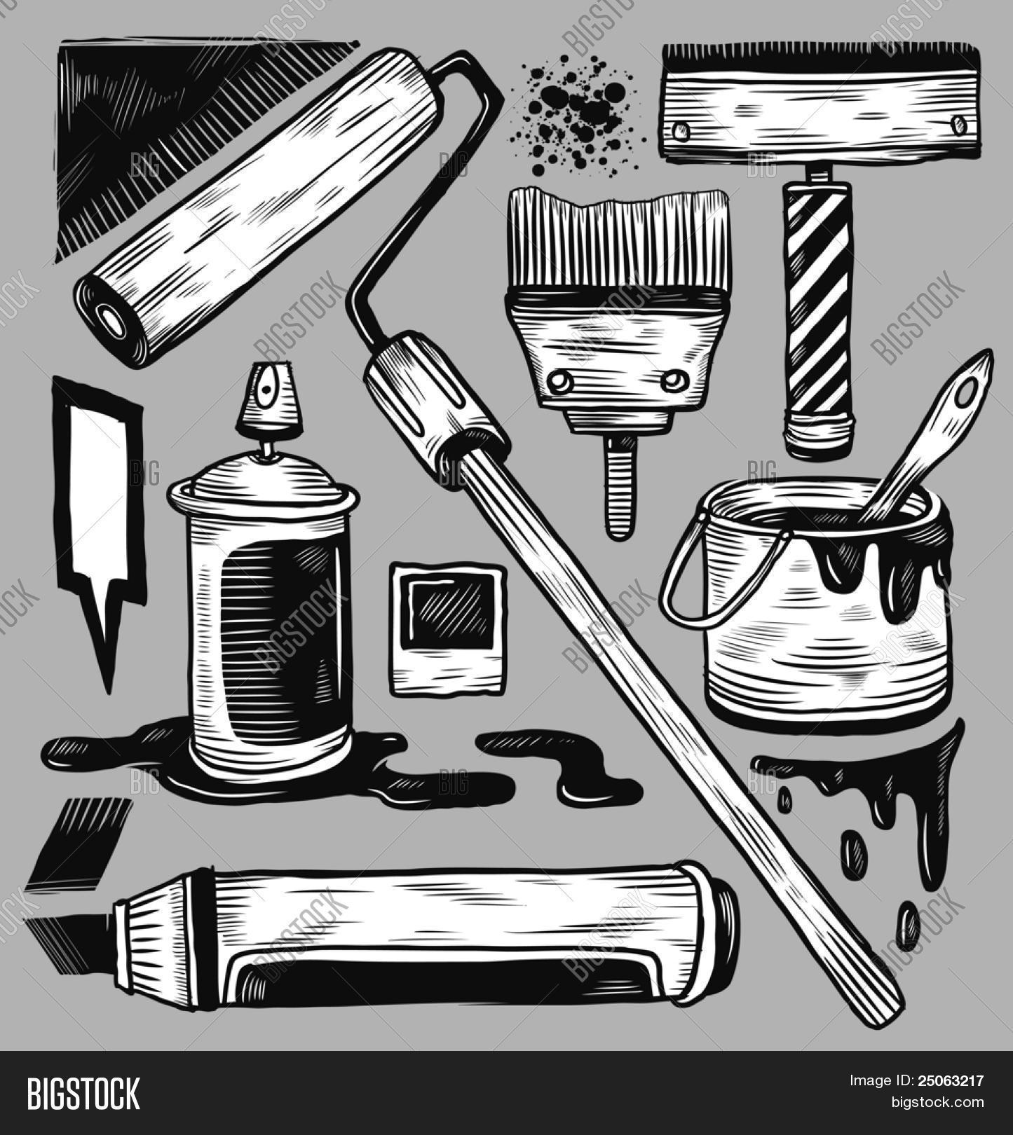 Detail Graffiti Tools Vector Nomer 12