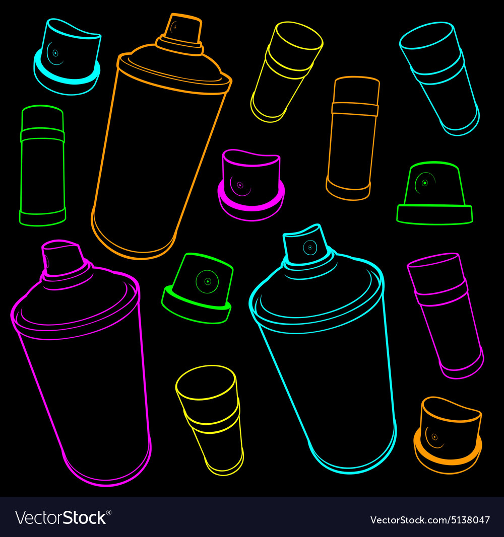 Detail Graffiti Tools Vector Nomer 6