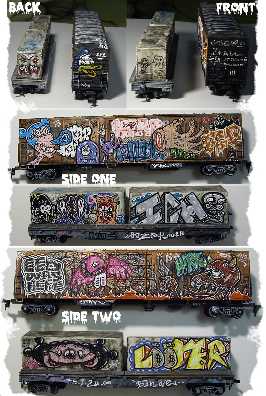 Detail Graffiti Toy Train Nomer 11