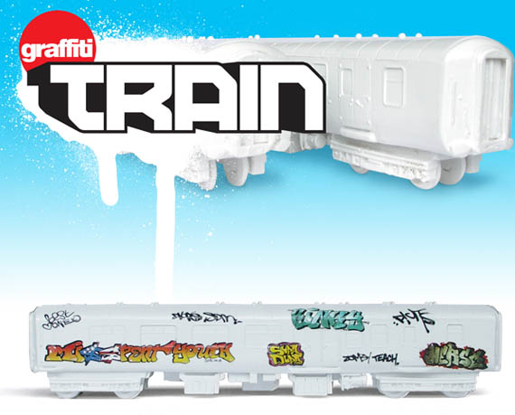 Detail Graffiti Toy Train Nomer 15