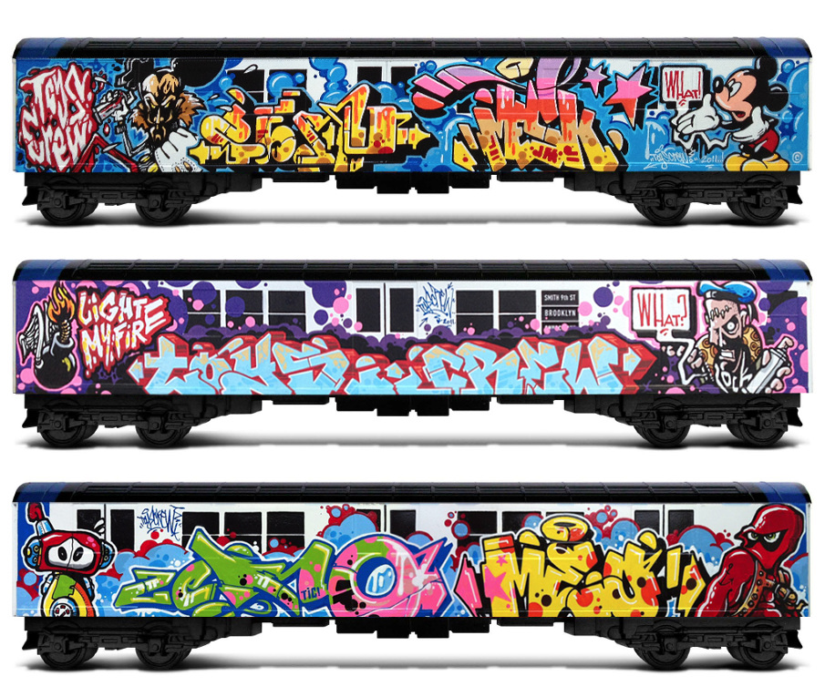 Detail Graffiti Toy Train Nomer 33