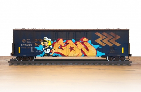 Detail Graffiti Toy Train Nomer 37