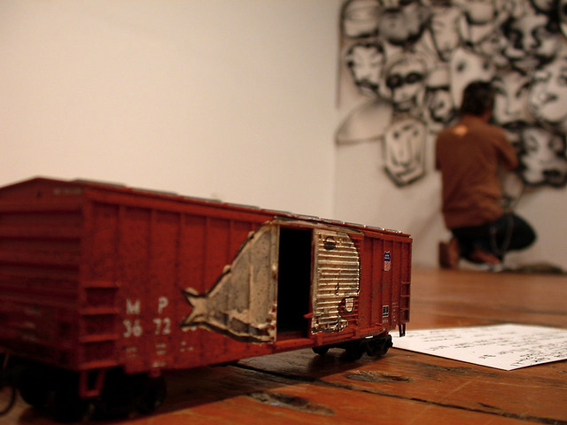 Detail Graffiti Toy Train Nomer 51