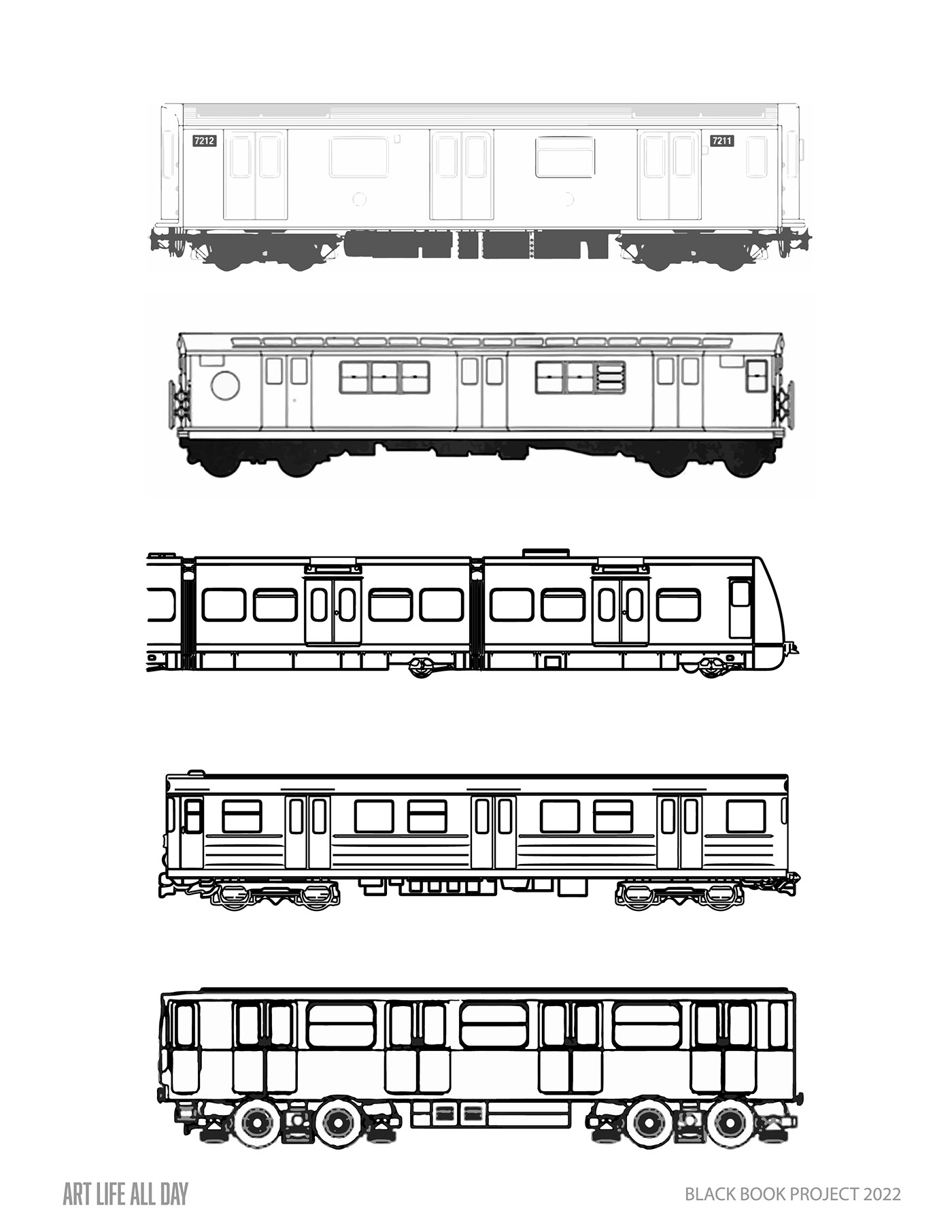 Detail Graffiti Train Drawing Nomer 33