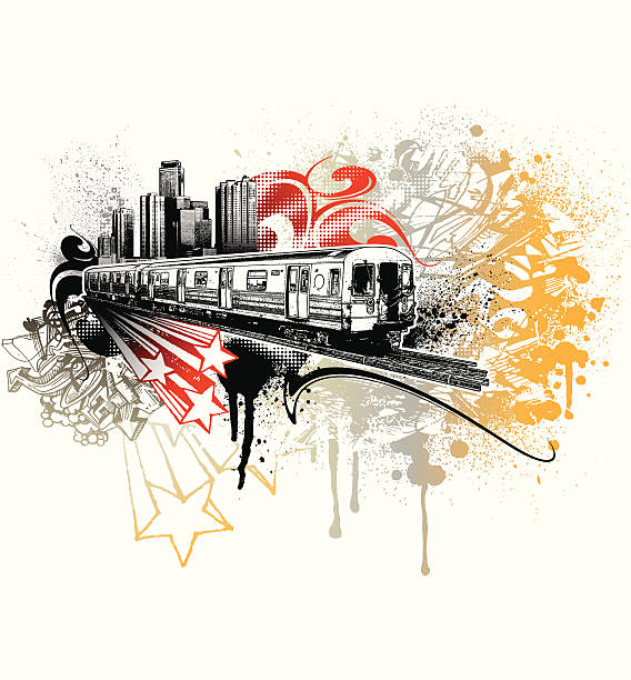 Detail Graffiti Train Drawing Nomer 6