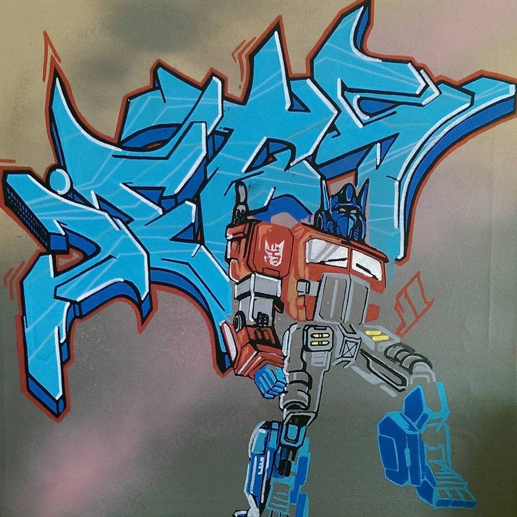 Detail Graffiti Transformers Nomer 25