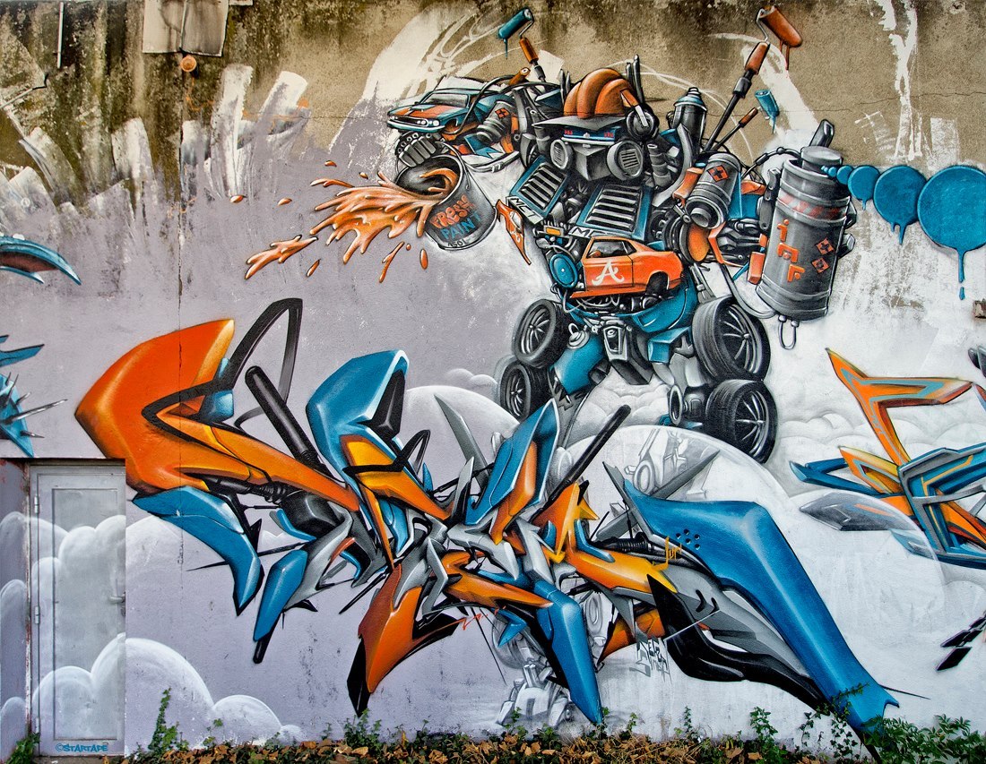 Detail Graffiti Transformers Nomer 6