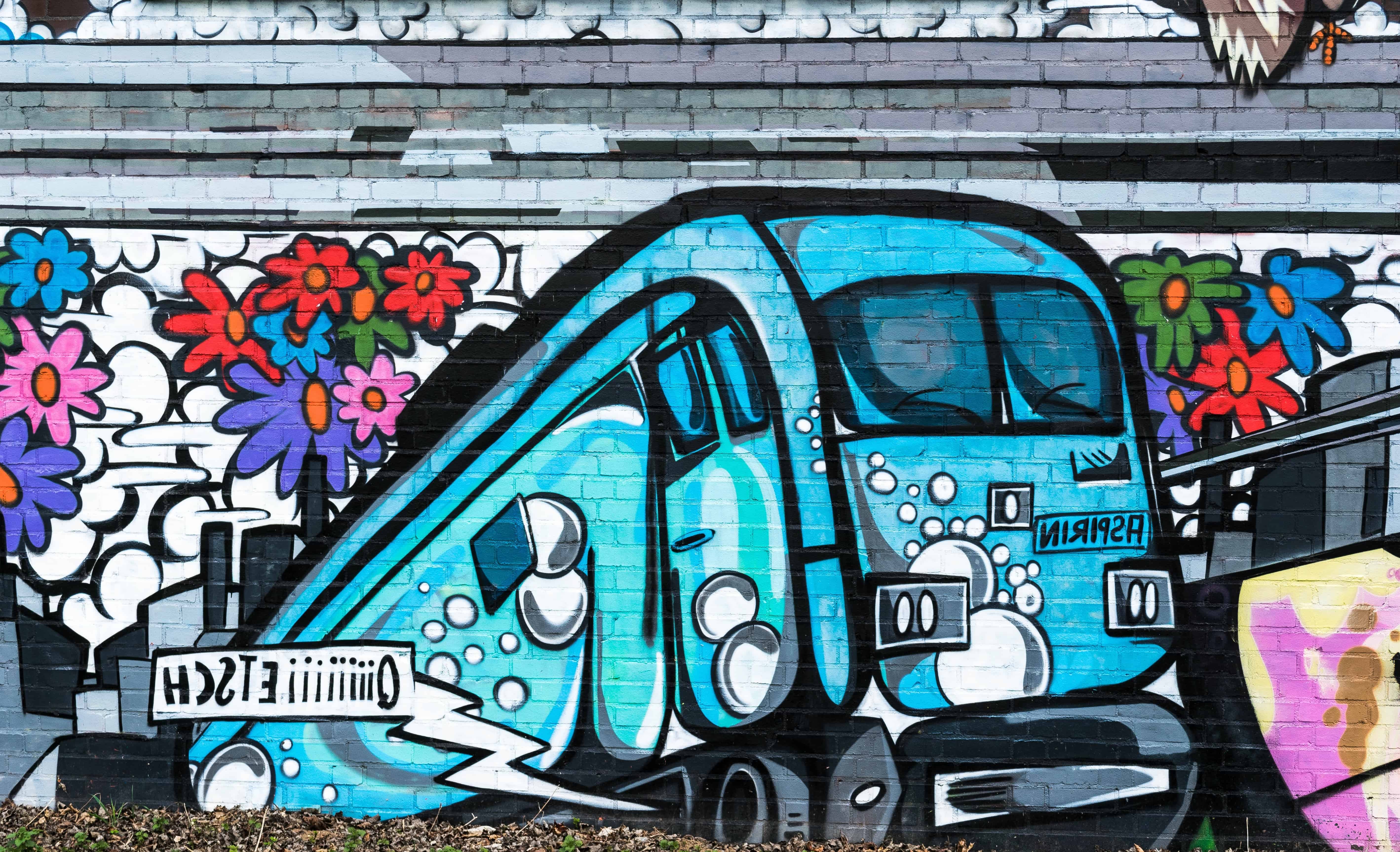 Detail Graffiti Transportasi Nomer 8