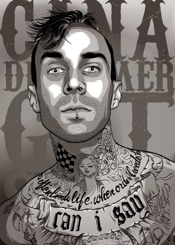 Detail Graffiti Travis Barker Nomer 7