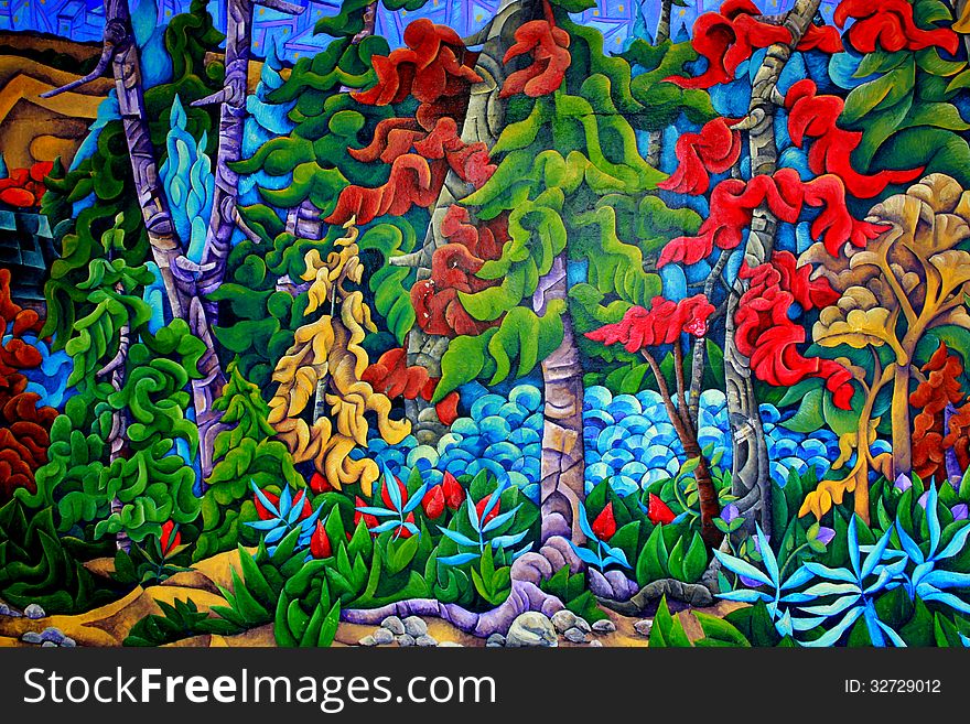 Detail Graffiti Tree Nomer 29