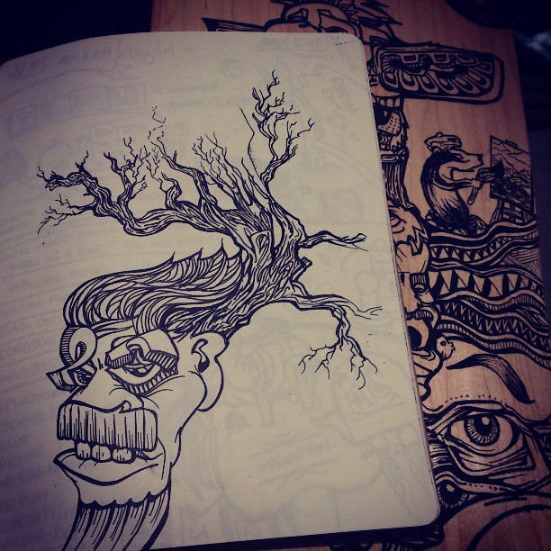 Detail Graffiti Tree Drawing Nomer 24