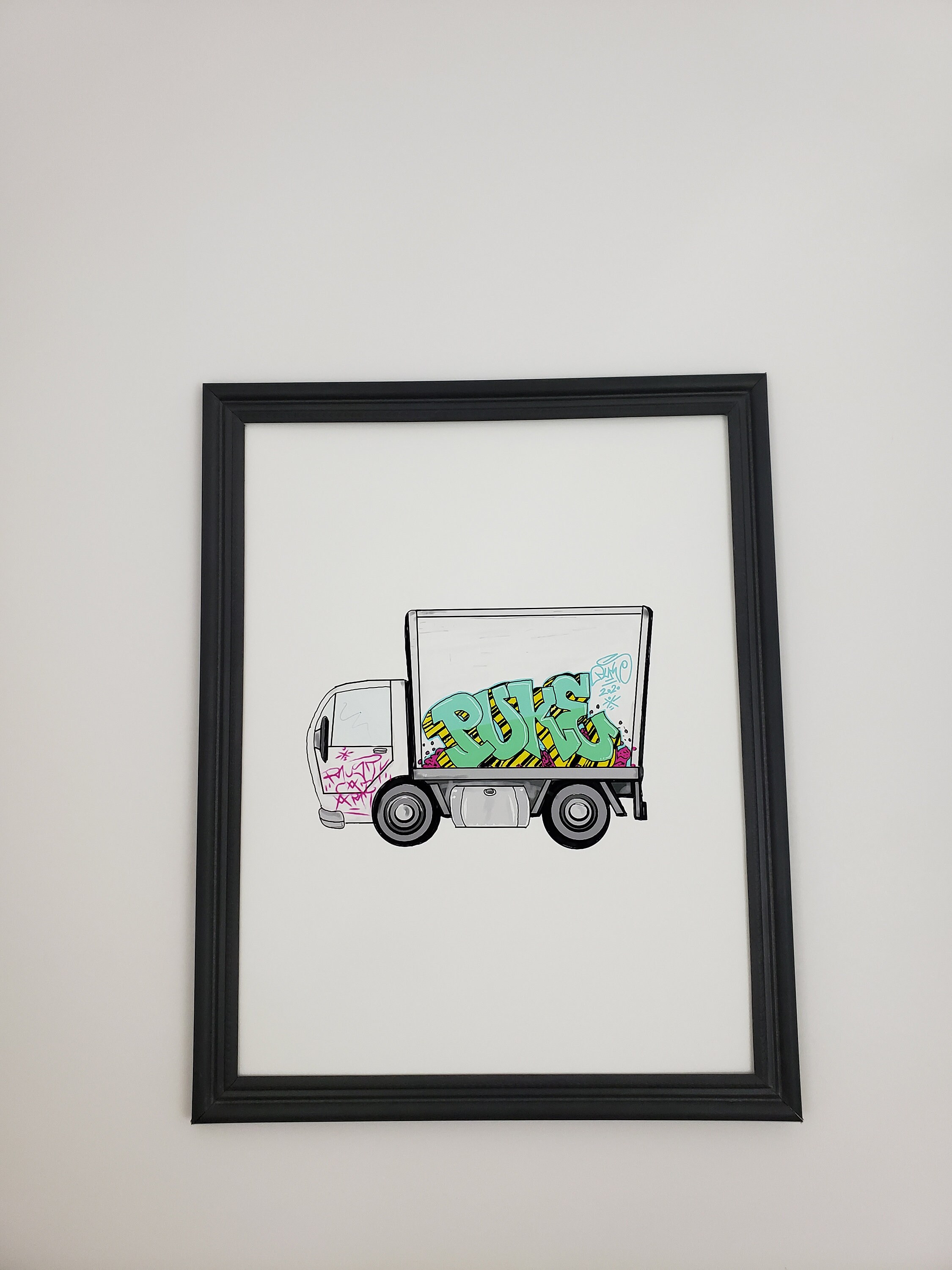 Detail Graffiti Truck Drawing Nomer 24