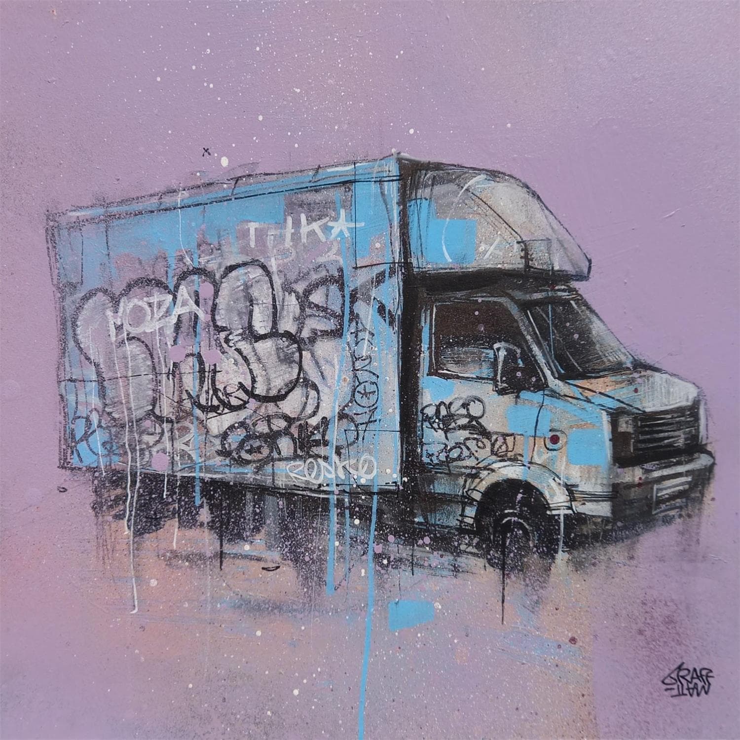 Detail Graffiti Truck Drawing Nomer 39