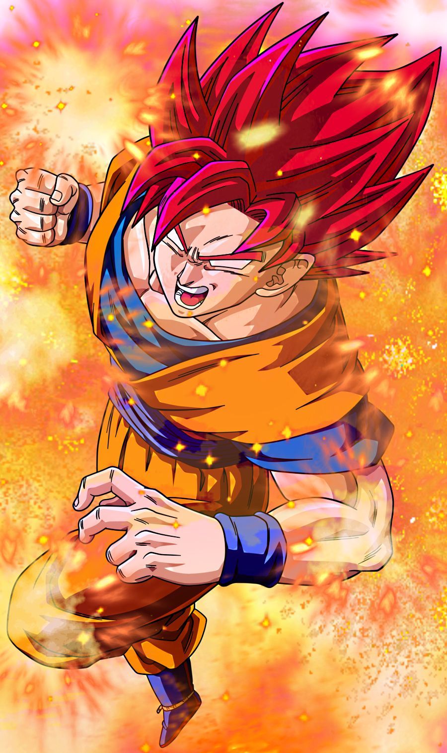 Detail Goku Super Saiyan God 2 Nomer 2