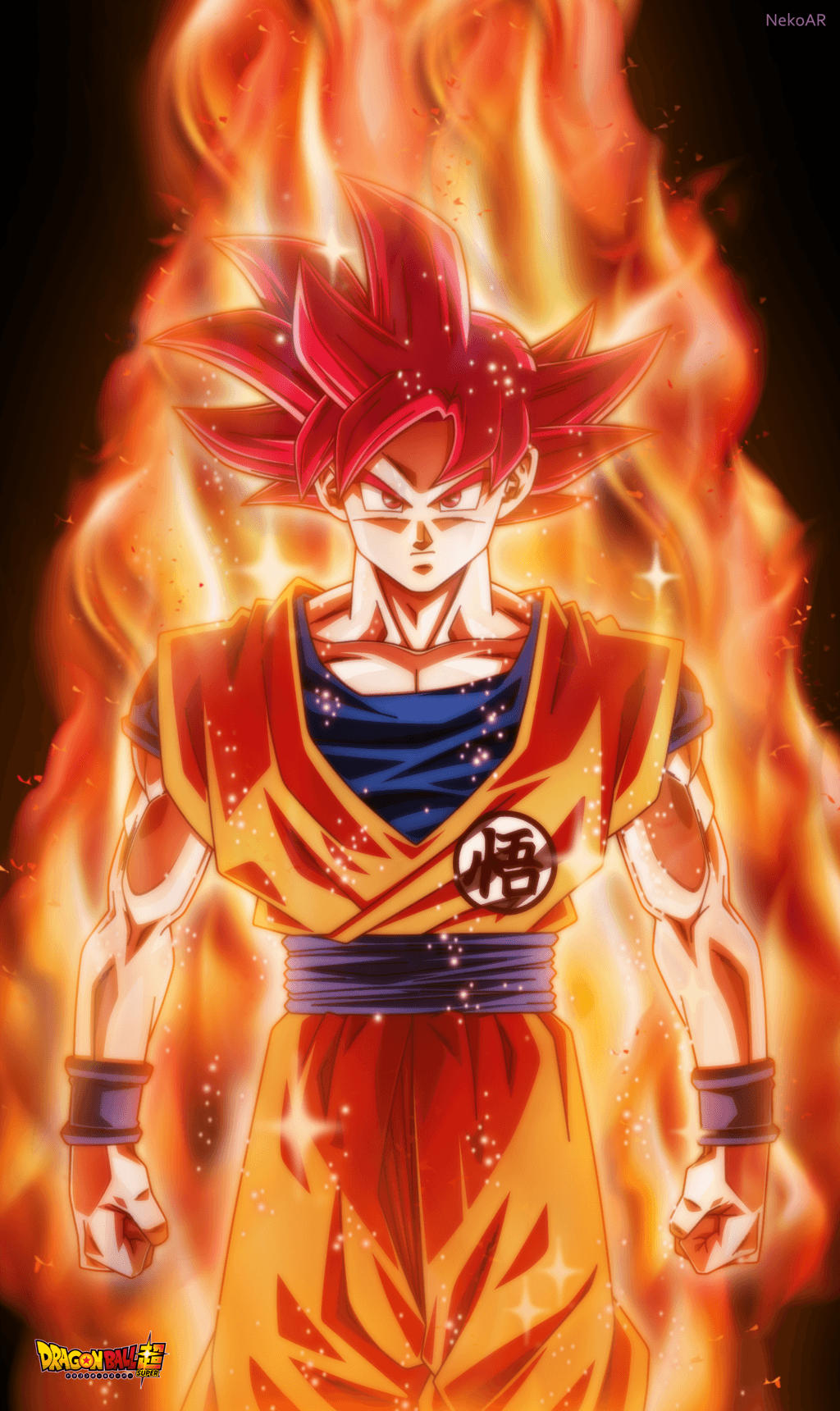 Detail Goku Super Saiyan God Wallpaper Nomer 2