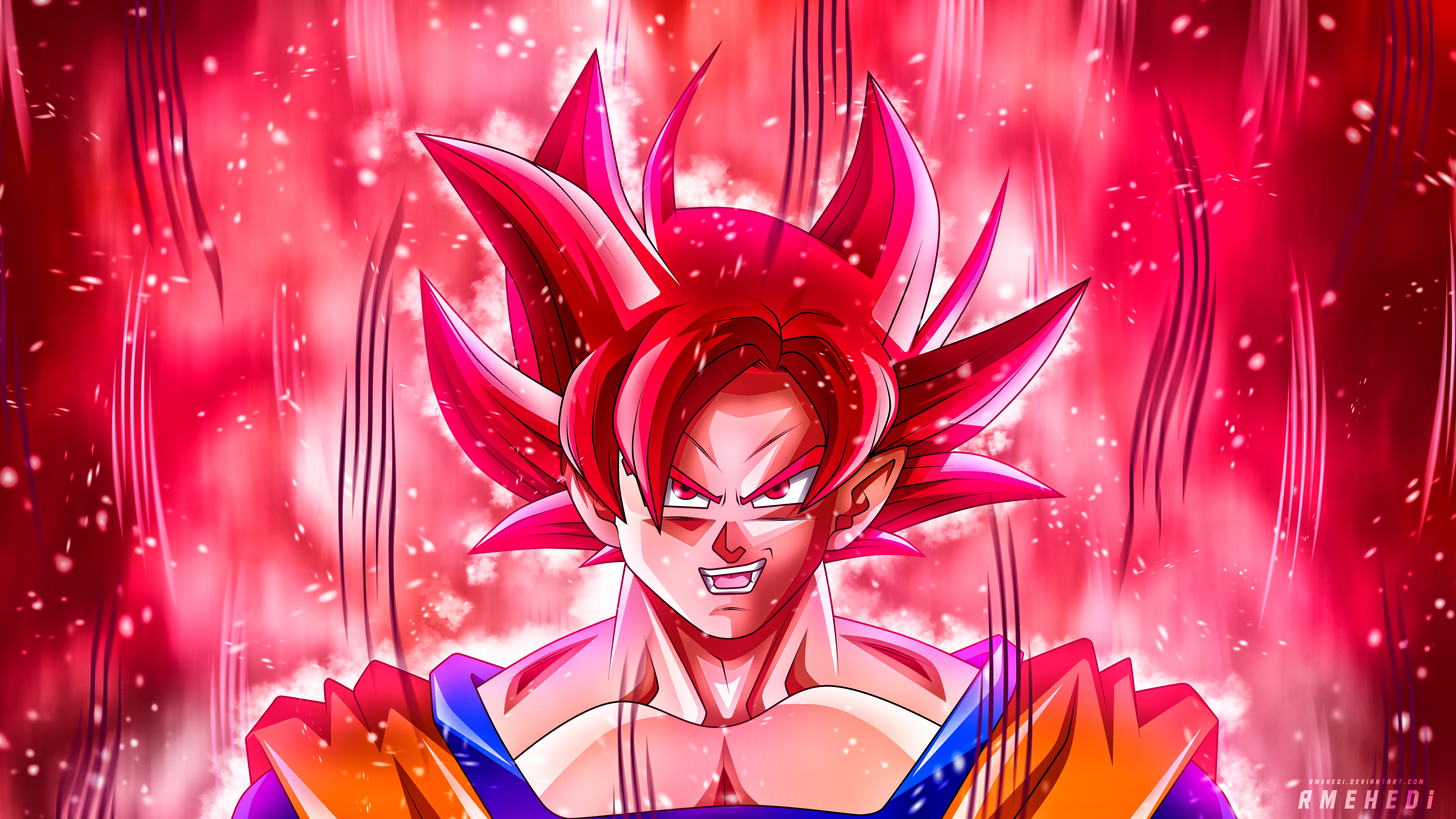 Detail Goku Super Saiyan God Wallpaper Nomer 12