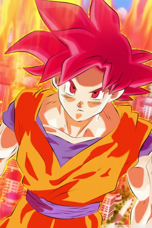 Detail Goku Super Saiyan God Wallpaper Nomer 18