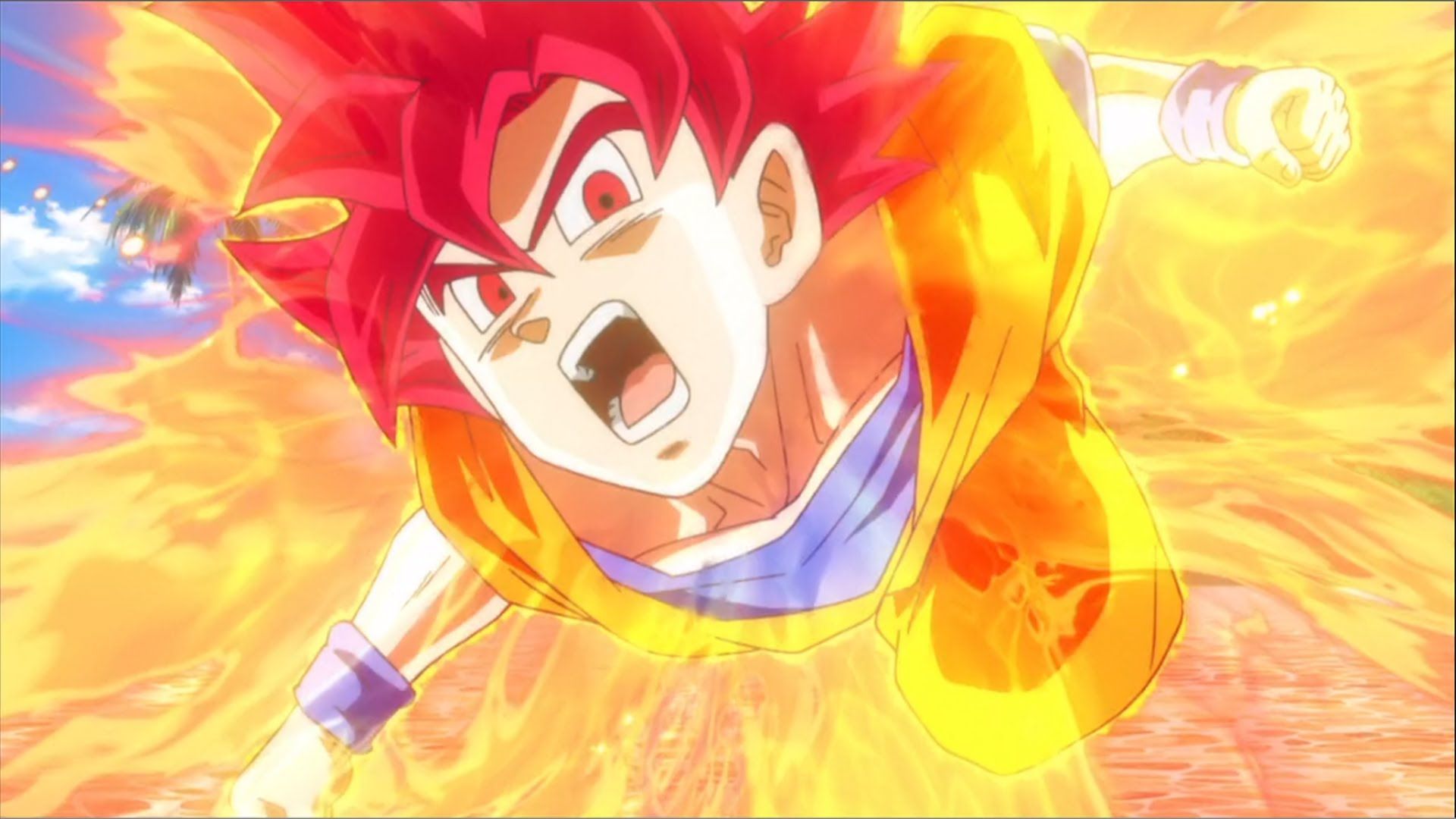Detail Goku Super Saiyan God Wallpaper Nomer 20