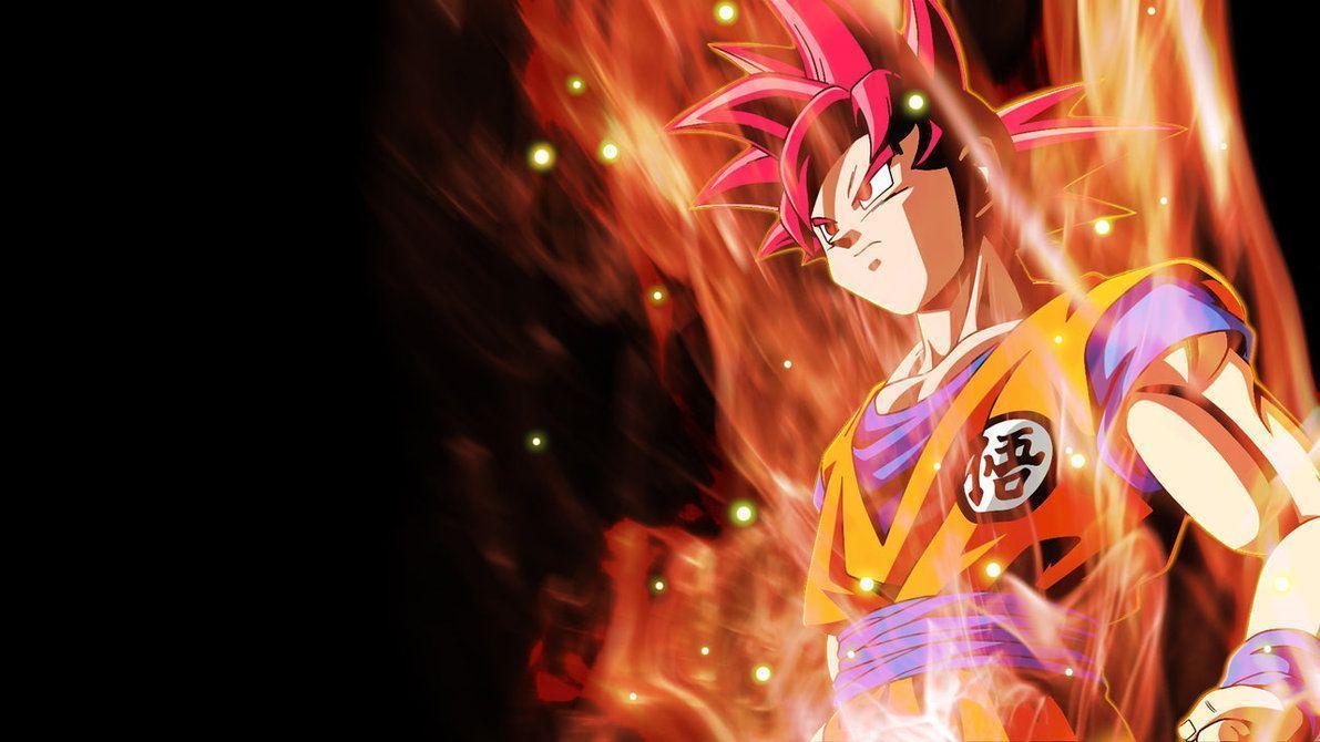 Detail Goku Super Saiyan God Wallpaper Nomer 3