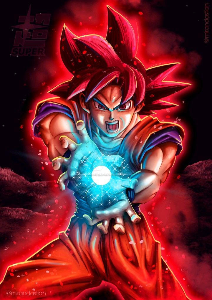 Detail Goku Super Saiyan God Wallpaper Nomer 29