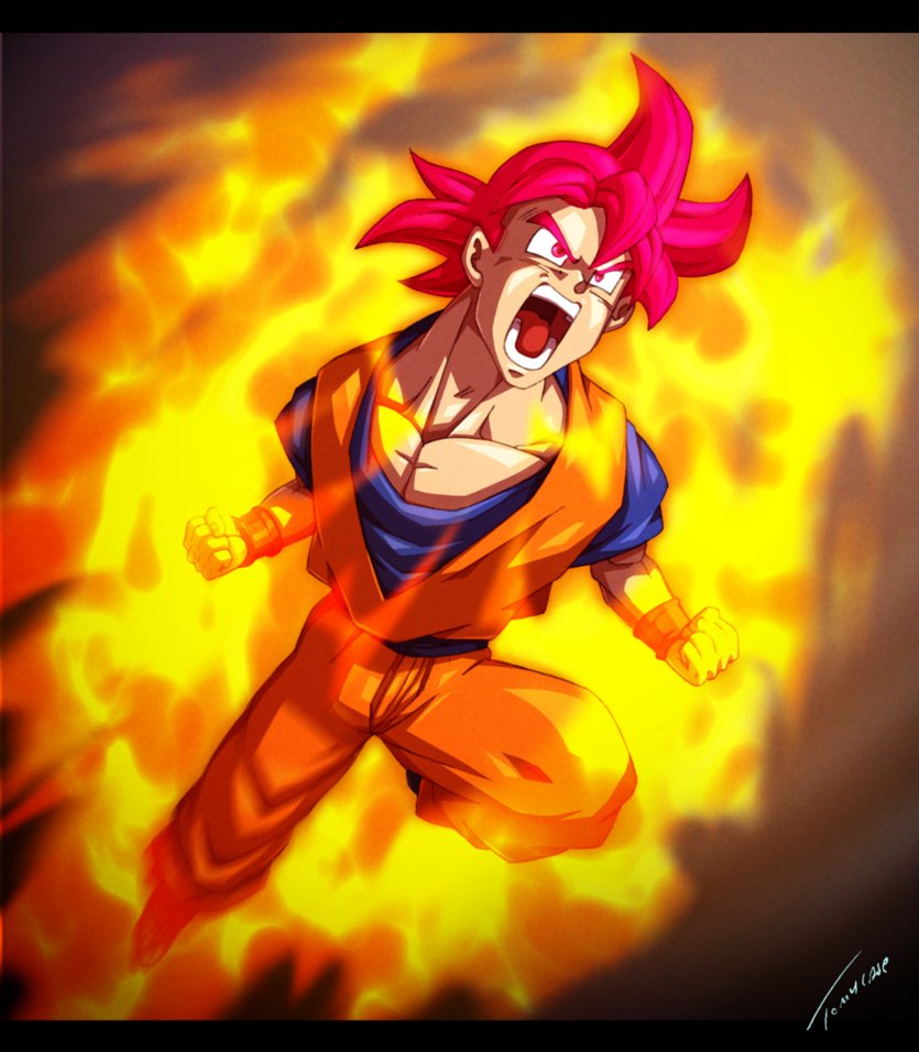 Detail Goku Super Saiyan God Wallpaper Nomer 34