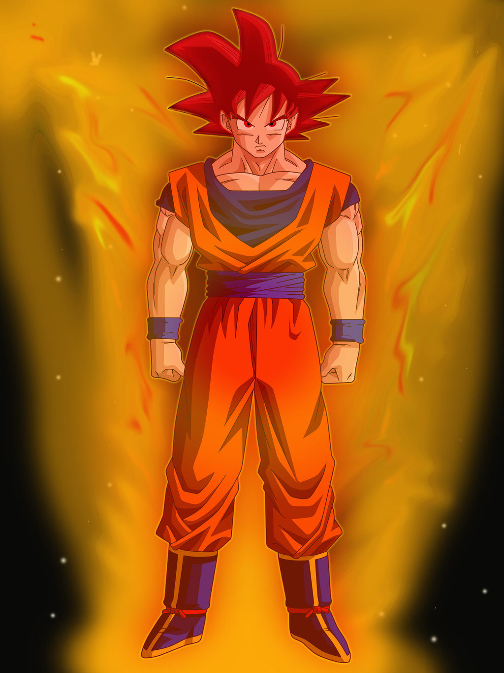 Detail Goku Super Saiyan God Wallpaper Nomer 38