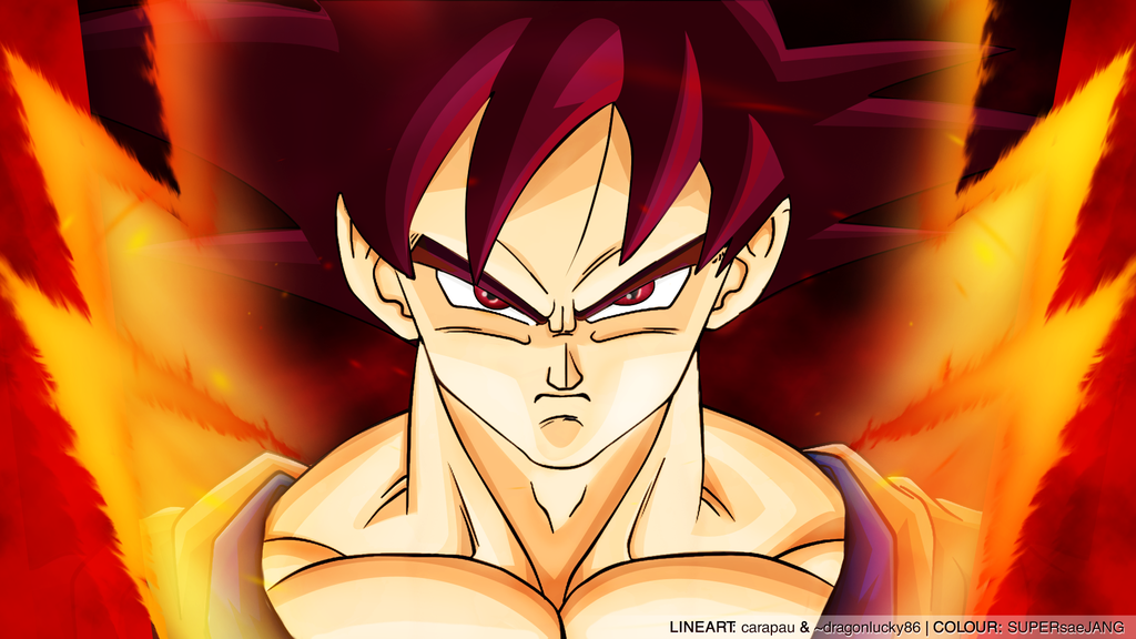 Detail Goku Super Saiyan God Wallpaper Nomer 55