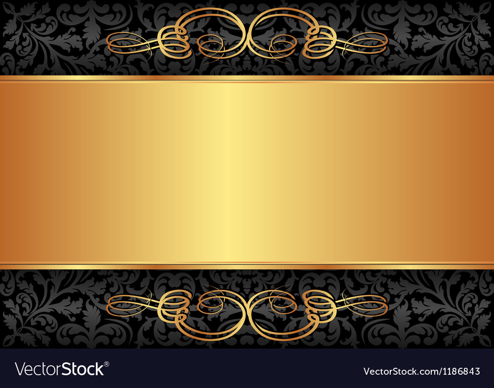 Detail Gold And Black Background Design Nomer 4