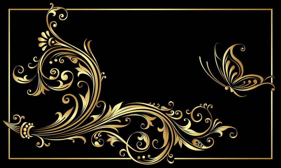 Detail Gold And Black Background Design Nomer 39