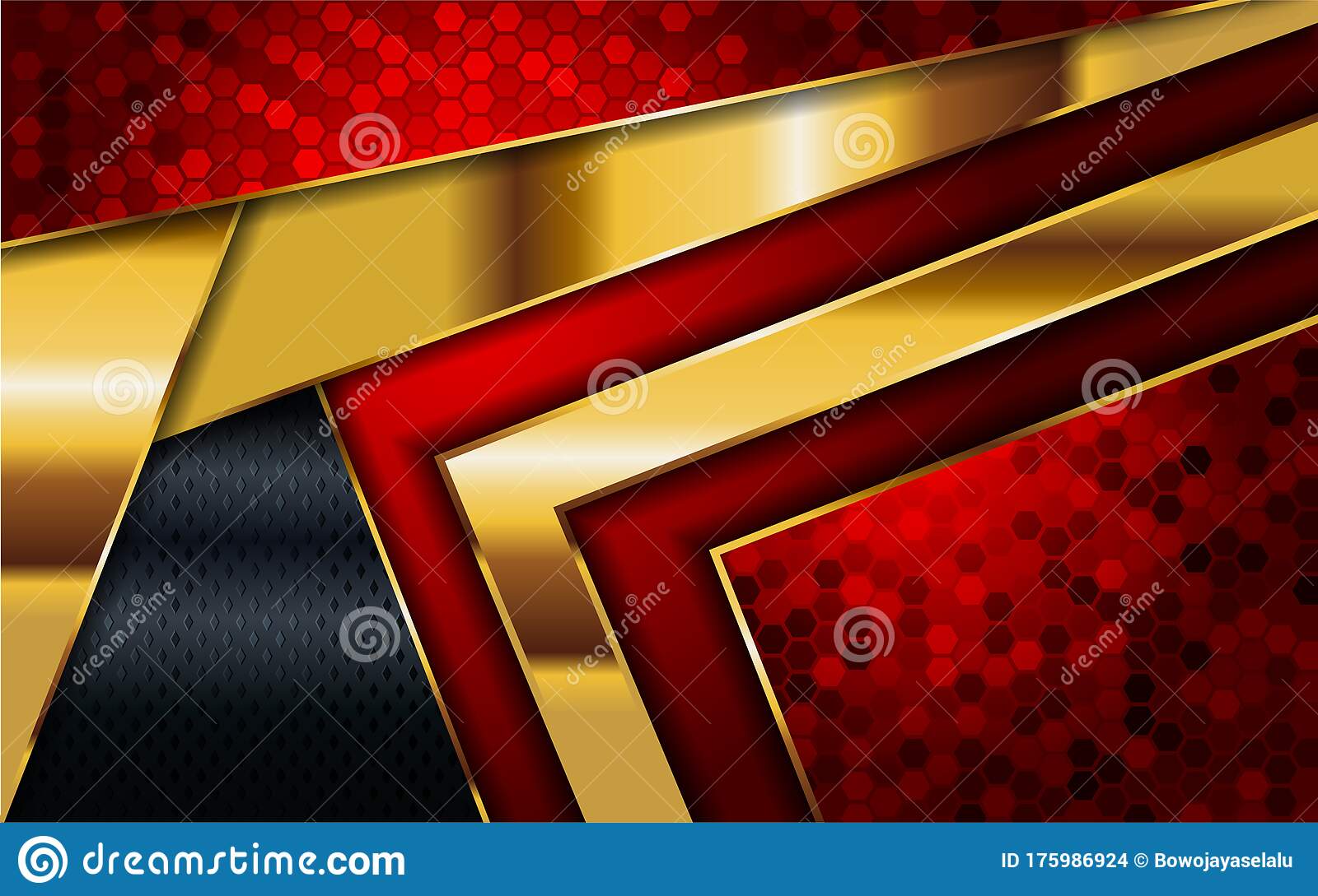 Detail Gold And Red Background Design Nomer 3